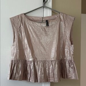 Anthropologie Shimmering Sleeveless Blouse